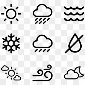 Medieval Icons Png, Transparent Png - weather icons png