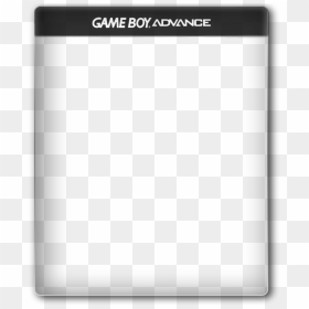Gameboy Advance Black Case Cover Template - Game Boy Advance, HD Png Download - gameboy advance png