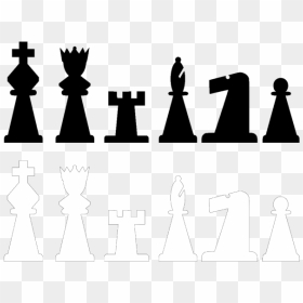 Chess Set Pieces Png Images - Clip Art Chess Pawns, Transparent Png - chess pieces png