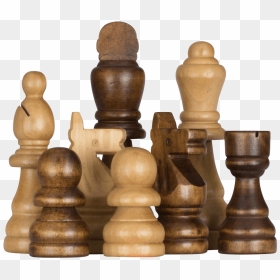 Transparent Chess Piece Png - Large Chess Set Wood, Png Download - chess pieces png