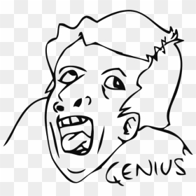 Genius Meme Png Clipart - Genius Meme, Transparent Png - meme.png