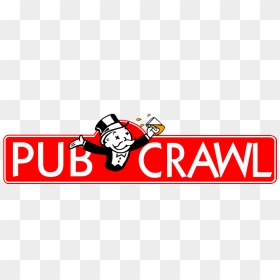 Our Very Fun Logo For The London Monopoly Board Pub - Monopoly Pub Crawl Logo, HD Png Download - monopoly png