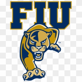 Fiu Panther Logo Png - Mascot Florida International University Logo, Transparent Png - panthers png