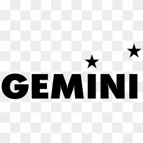 Gemini Logo Black And White - Gemini, HD Png Download - gemini png