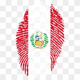 Clipart Peru Flag Map - Huella Peru, HD Png Download - peru flag png