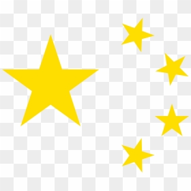 Chinese Flag Yellow Stars, HD Png Download - china flag png