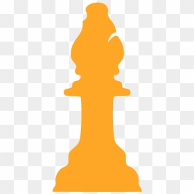 Silhouette Staunton Chess Piece Bishop / Alfil - Chess, HD Png Download - chess pieces png