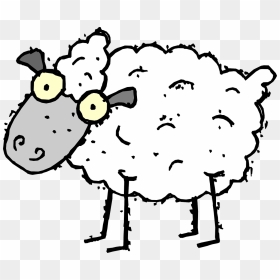 Stupid Sheep Clipart, HD Png Download - crazy eyes png