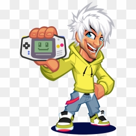 Retrosix Mascot Logo Gameboy Advance - Mascot, HD Png Download - gameboy advance png