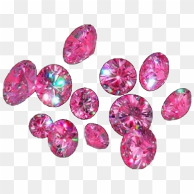 Pink Crystal Diamonds Cristales Rosados Diamantes Rosa - Pink Diamonds Png, Transparent Png - diamonds falling png