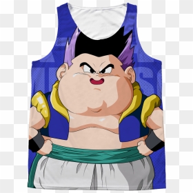 Gotenks Six-pack Coming Soon - Fat Gotenks Png, Transparent Png - gotenks png