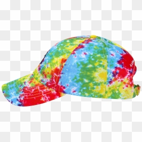 Happy Cloud Tie Dye Dad Hat Clipart , Png Download, Transparent Png - dad hat png