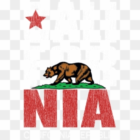 New California Republic Flag Clipart , Png Download - California Flag And Shape, Transparent Png - california flag png