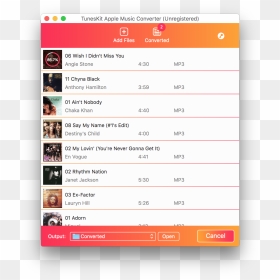 Converting Apple Music M4a/m4p To Mp3 - Tuneskit Apple Music Converter, HD Png Download - apple music icon png
