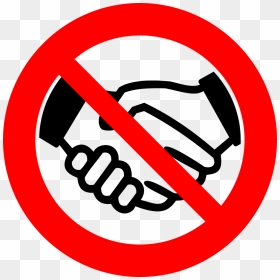 Do Not Shake Hands, HD Png Download - ban png