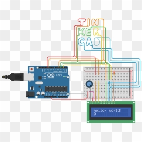Tinkercad Arduino, HD Png Download - circuits png