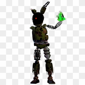 #fnaf #springtrap My Witherd Oc - Fnaf 3 Withered Springtrap, HD Png Download - springtrap png