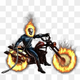 Freetoedit Motorcycle Ghostrider Motorbike - Ghost Rider Bike Comic, HD Png Download - ghost rider png