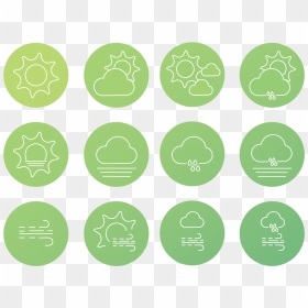 Weather Icons - Earth At Different Angles, HD Png Download - weather icons png