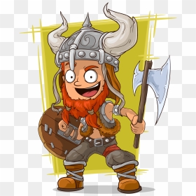 Viking With Axe Cartoon, HD Png Download - crazy eyes png