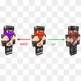High Quality Minecraft Skins, HD Png Download - minecraft skins png
