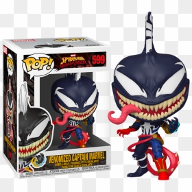 Figure Funko Pop Venom Captain Marvel - Funko Pop Marvel Venomized, HD Png Download - captain marvel png