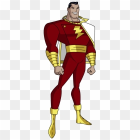 Justice League Cartoon Shazam , Png Download - Shazam Animated, Transparent Png - shazam png