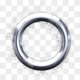 Circulo De Metal Png, Png Download - Silver Circle Png, Transparent Png - cracked texture png