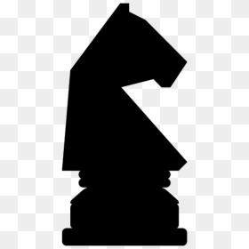 Chess Pieces Png Icons - Knight Chess Silhouette Png, Transparent Png - chess pieces png