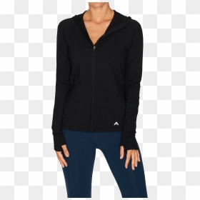 Supplex Hooded Active Jacket - Sweatshirt, HD Png Download - hooded figure png