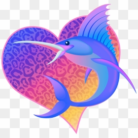 Marlin Miami Marlins Lisa Frank - Stickers Lisa Frank Png, Transparent Png - lisa frank png