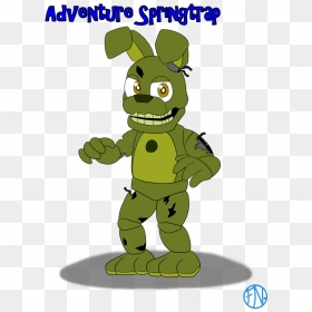Adventure Springtrap By Fnafnations - Adventure Chica By Fnafnations, HD Png Download - springtrap png