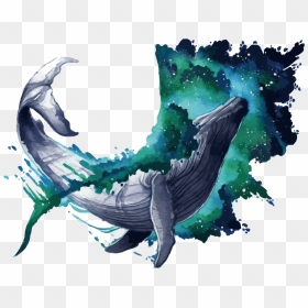 Center Img - Blue Whale Design, HD Png Download - blue whale png