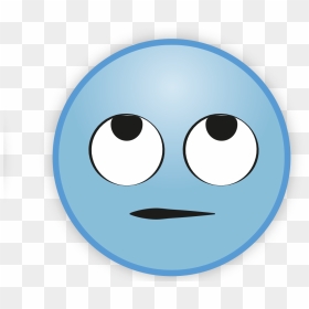 Sky Blue Emoji Transparent Png - Smiley, Png Download - sleep emoji png