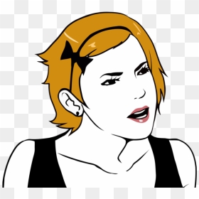 Girl Meme Png - Rage Comic Girl, Transparent Png - meme.png