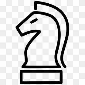 Horse Chess Piece Knight Comments - Icon Chess Knight Piece, HD Png Download - chess pieces png