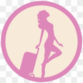 Silhouette Of A Woman Transparent, HD Png Download - stripper silhouette png