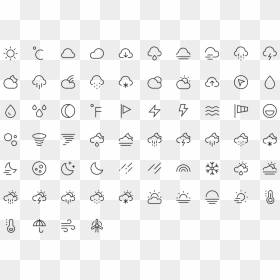 Ios Android Web Icons, HD Png Download - weather icons png