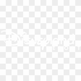Disneyland Resort Logo Black And White - Johns Hopkins Logo White, HD Png Download - disneyland png