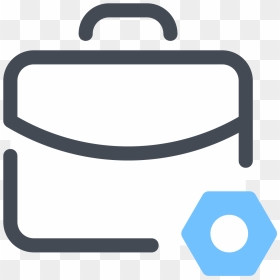 Briefcase Settings Icon - Briefcase, HD Png Download - briefcase icon png