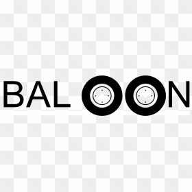 Baloon Logo Black And White - Circle, HD Png Download - baloon png