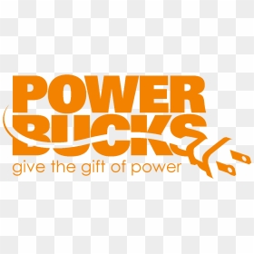 Power Bucks Give The Gift Of Power - Graphic Design, HD Png Download - bucks logo png