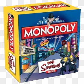 Games Monopoly The Simpsons - Monopoly Simpsons, HD Png Download - monopoly png