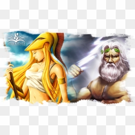 Selfie Of Zeus , Png Download - Zeus Holding Lightning Bolt, Transparent Png - zeus png