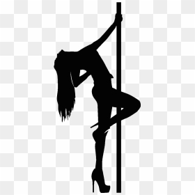 Pole Dancer, HD Png Download - stripper silhouette png