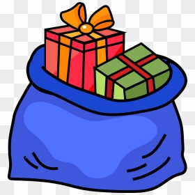 Sack With Gifts Clipart, HD Png Download - gifts png