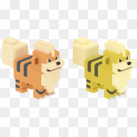Download Zip Archive - Pokemon Quest Shiny Growlithe, HD Png Download - growlithe png