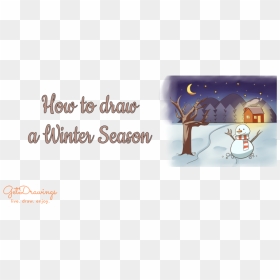 How To Draw A Winter Season - Illustration, HD Png Download - blank coat of arms template png