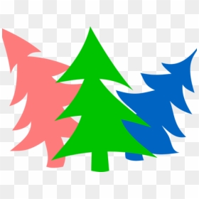 Fir Tree Clipart Symmetrical Tree - Gambar Pohon Animasi Lucu, HD Png Download - fir tree png