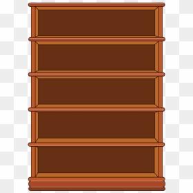 Empty Bookshelves - Shelf, HD Png Download - books on shelf png